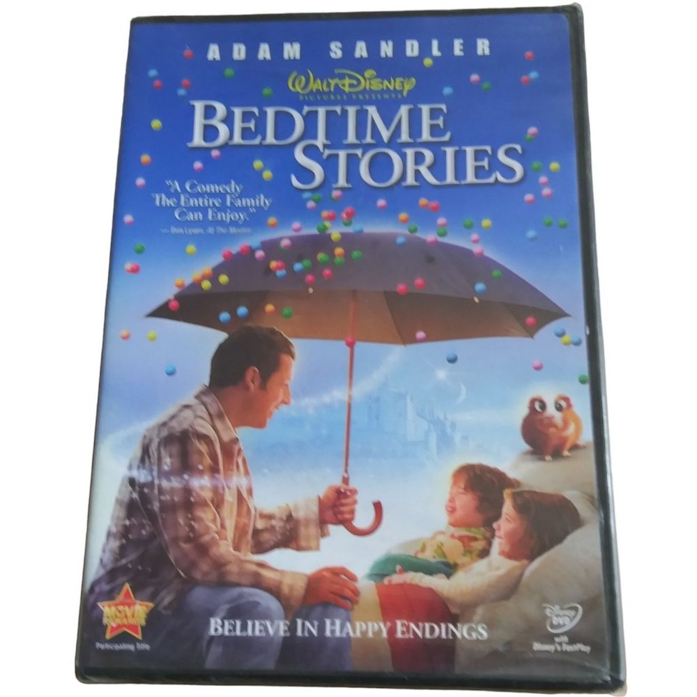 Walt Disney Bedtime Stories DVD Adam Sandler 2009 Sealed New